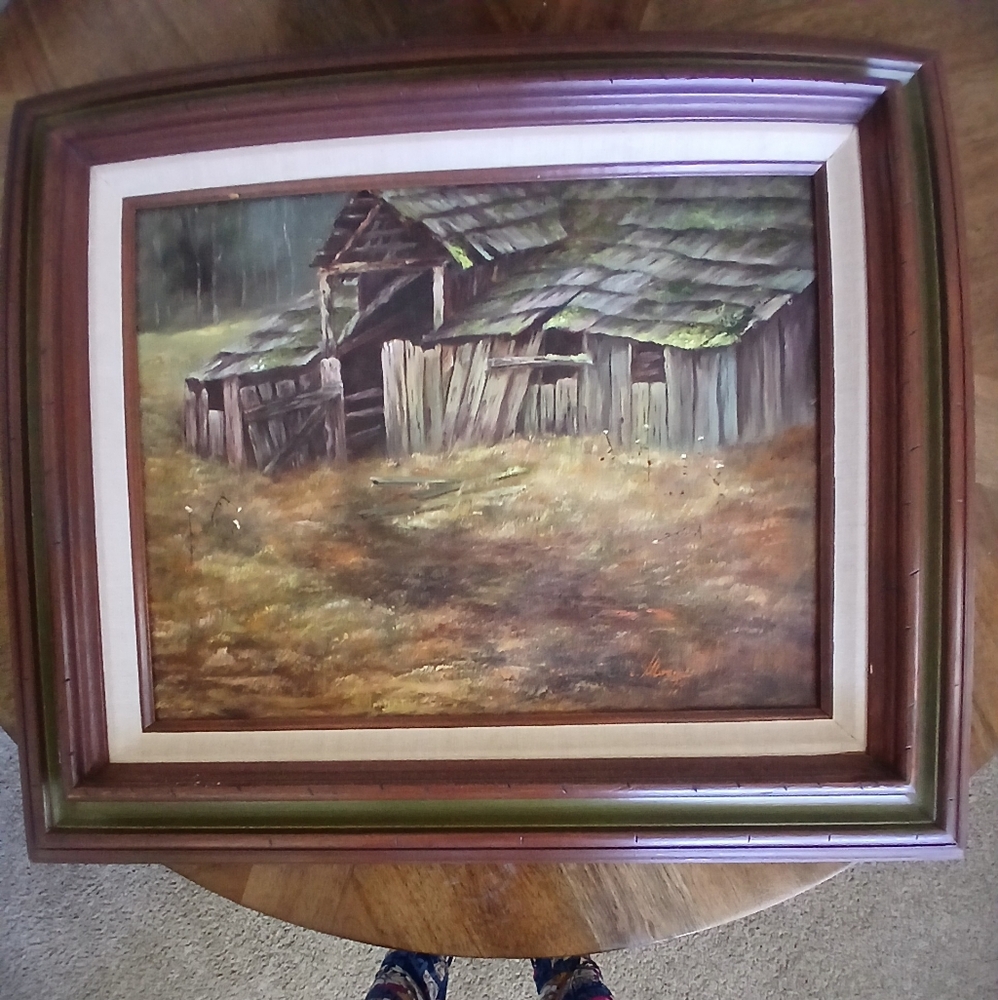 Signed Oil Painting